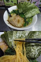 「『のりほうれん草らーめん+大盛(￥880+100)』」@武鳳者（アウトロー）の写真