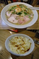 「『チャーシュー・シーフード+チーズごはん(￥900+150)」@カッパ64 福生店の写真