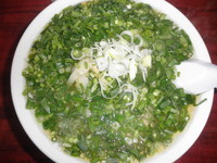 「青ねぎらーめん（限定）　「750円」」@らーめん中村屋 駒羽根店の写真