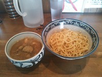 「つけ麺（極太つるコシ麺に変更）」@ラーメンアキラの写真