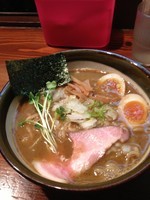 「中濃にぼし麺＋味玉」@大八車の写真