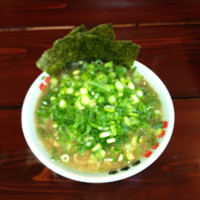 「横浜ラーメン中 青葱」@横浜家系 佐倉家の写真