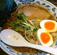 「魚薫ラーメン 味玉・700円+クーポン」@麺部 しば盛の写真