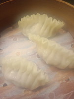 「フカヒレ蒸餃子450円」@熱烈タンタン麺 五味五香の写真