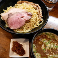 「濃厚つけそばエビ風味 800円」@はりけんラーメンの写真