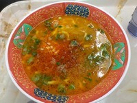 「ピリ辛チーズ担々麺\500」@台東区役所 食堂の写真