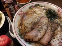 「燕三条系背脂拉麺　大盛　背脂増　900円」@宮崎郷土料理 どぎゃんの写真