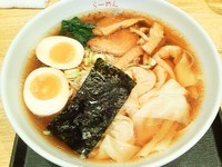 「ワンタンめん（味玉TP）￥800円（＋100円）」@らーめんななふくの写真