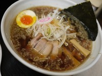 「深谷ねぎソバ￥780」@IPPUDO NOODLE EXPRESS 蓮田SA店の写真