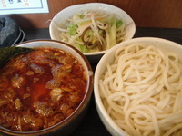 「あつもり１．５玉＋辛味、野菜」@あまみ屋の写真