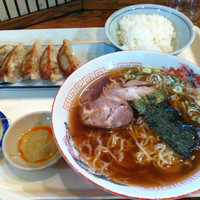 「支那そば餃子セット （800円）」@豊川の写真