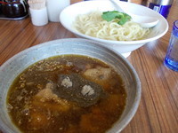 「鶏にぼつけ麺（中盛り）」@中華そば 伝堂の写真