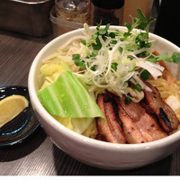 「塩油そば＋大盛(同料金)」@油そば 大黒屋の写真