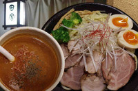 「1周年記念限定！特製伊勢海老トマトつけめん」@中華そば田家 ふくふくの写真