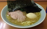「ラーメン＋味付玉子＋半ライス(650円＋50円＋100円)」@横浜家系ラーメン 二代目 梅家の写真