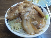 「雷そば大豚増しニンニクアブラ」@雷 北松戸本店の写真