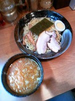 「味噌つけ麺６００円（２月サービス）通常７００円」@縁 麺屋の写真