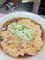 「かき揚げ天そば420円」@常盤軒 横須賀線ホーム店の写真