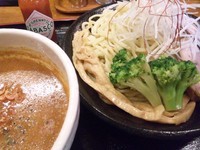 「【一周年記念限定】伊勢海老トマトつけめん￥850」@中華そば田家 ふくふくの写真