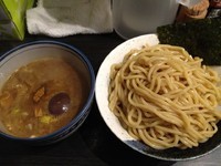 「つけ麺 味玉赤ワイン」@麺や ポツリの写真