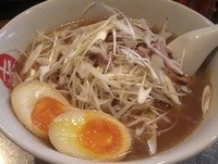 「【限定】 ねぎそば（小）＋味玉」@中華そば まるきの写真