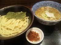 「赤辛つけめん ￥750」@久臨 ダイバーシティ東京プラザ店の写真