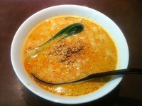 「カレー担々麺」@麺 水屋の写真