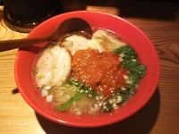 「赤丸塩らー麺+本丸焼き餃子」@横濱元町 本丸亭 横浜店の写真