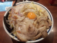 「まぜそば」@ラーメン・まぜそば 麺丸の写真