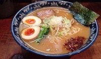 「ガッツリ味噌らあ麺＋燻製味付玉子」@めん処 樹の写真