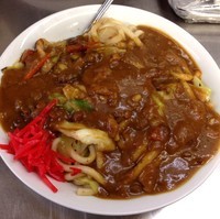 「焼うどんカレー（￥480）」@信濃路 大森店の写真