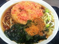 「紅生姜天そば」@名代 富士そば 武蔵小山店の写真