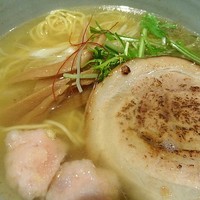 「銀笹白醤油ラーメン+半鯛飯　950円」@麺処 銀笹の写真