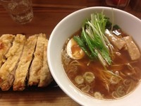 「鶏天らーめん（750円）」@中華蕎麦 りんすず食堂の写真