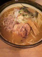 「味噌ラーメン（750円）＋大盛（100円）」@麺屋 花菱の写真