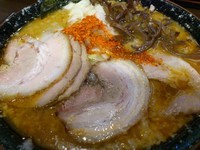 「海老辛醤ラーメン　￥780」@煮干 丸めの写真