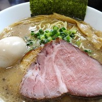 「特濃イカ白湯（創業二周年大感謝祭）500円」@麺屋 むじゃきの写真