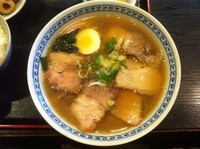 「肉入り中華そば」@更科の写真