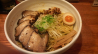 「炙りチャーシューからし麺・大盛」@からしやの写真