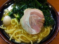 「ラーメン＋ほうれん草＋小ライス」@代々木商店の写真