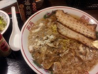 「油かすそば　大盛　かす増　1100円」@宮崎郷土料理 どぎゃんの写真