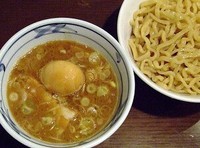 「つけめん（あつもり）＋味玉」@TETSU 品川店の写真