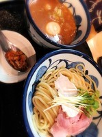 「味玉つけ麺」@つけ麺 たけもとの写真