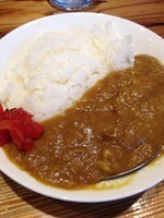 「食堂のカレー￥２５０」@松戸中華そば 富田食堂の写真