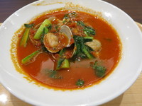 「大粒アサリのイタリアントマト麺880円」@太陽のトマト麺 イオンモール春日部支店の写真