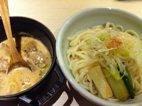 「もつつけ麺(大盛り)」@鷄魚介 ほそ道の写真