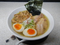 「塩と三点盛り880円 + 大盛100円」@Soupの写真