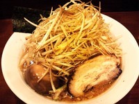 「鶏ネギ味噌ラーメン+味玉」@七麺鳥の写真