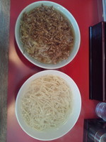 「チャーシューやさいつけそば(あつもり)」@丸長 目白店の写真