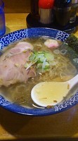 「白中華そば　650円」@上州地鶏ラーメン 翔鶴の写真